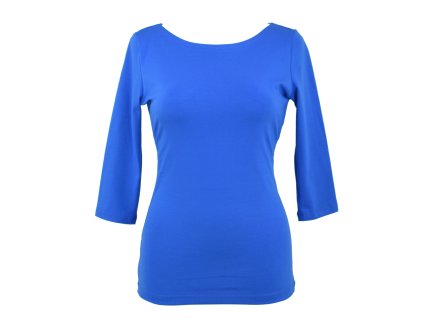 Tričko 3/4 rukáv - chrpové II.JAKOST