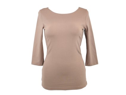 Tričko 3/4 rukáv - latté II.JAKOST