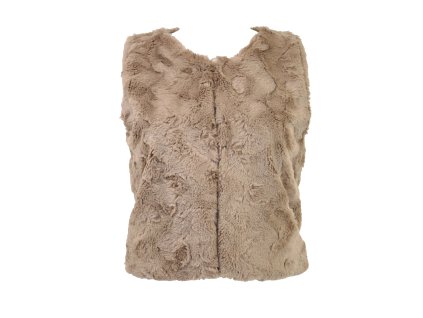 Vesta - kožíšek - oříšková