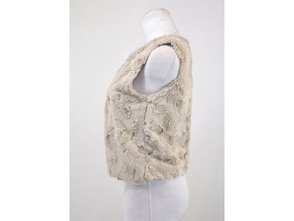 Vesta - kožíšek - béžová