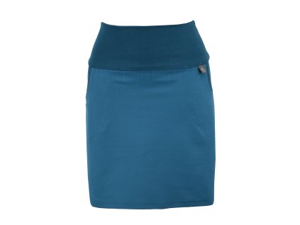 Pouzdrová sukně - petrolejová