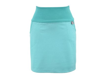 Pouzdrová sukně - světle tyrkysová