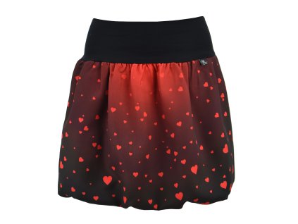 Balonová sukně - srdíčková