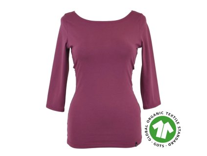 63314 tricko 3 4 rukav fuchsiove gots kopie