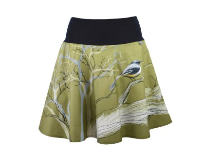 Půlkolová sukně - náplet - Konipásek A