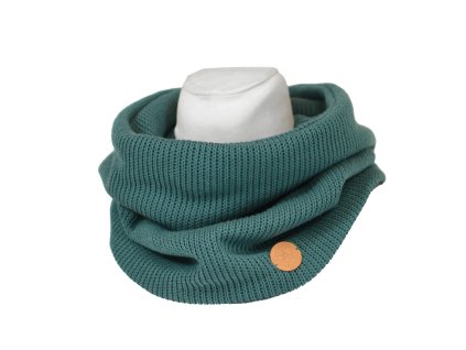 Nákrčník - svetrový - modrozelený