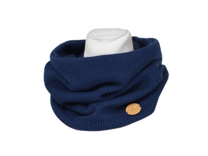 Nákrčník - svetrový - modrý