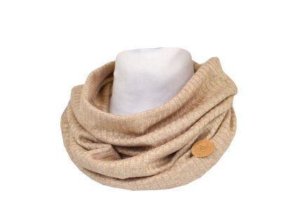 Nákrčník - oříškový