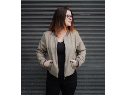 Bomber - oříškový