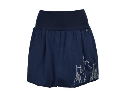 Balónová sukně - tmavě modrá - New York