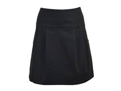 Sukně s pevným pasem - černá