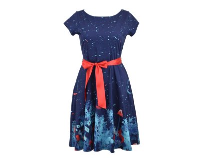 Půlkolové šaty - V říši divů II.JAKOST