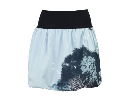 Balónová sukně - modravý les