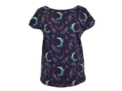 Tričko oversize - měsíční svit II.JAKOST
