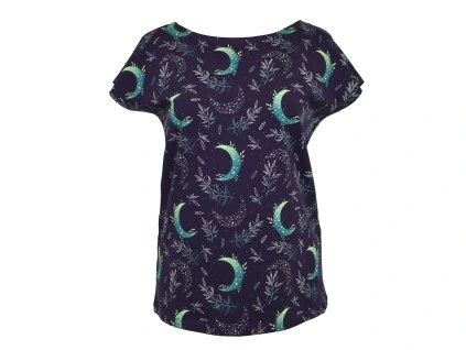 Tričko oversize - měsíční svit