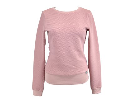 Mikina - vzor - růžová