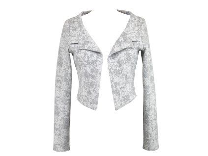 Krátké sáčko - šedý mramor