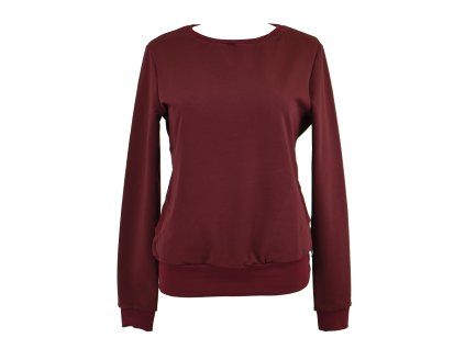 Mikina - tmavě vínová