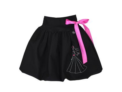 Dětská sukně - černá a princezna