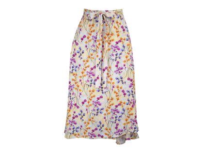Zavinovací sukně - jemná kvítka
