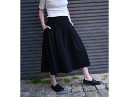 Kalhotová sukně LISABON - černá