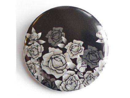 Placka - černobílé pivoňky