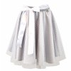Kolová sukně - tylová - šedá