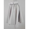 Kolová sukně - tylová - šedá