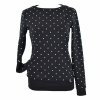 Mikina základní - černá s puntíky