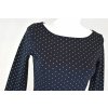 Tričko s 3/4 rukávem - tmavě modré se středními puntíky 2