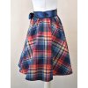 Kolová sukně - károvaná
