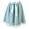 Kolová sukně tylová - tyrkysová