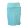 Pouzdrová sukně - světle tyrkysová
