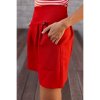 Sukně se sedlem - červená