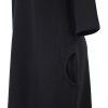 Šaty oversized - černé basic 4