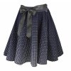 Kolová sukně - do gumy - postupné puntíky