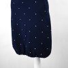 Šatovka s 3/4 rukávy - modrá s puntíky