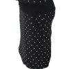Šaty s pouzdrovou sukní - černé s puntíky 3