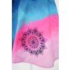 Půlkolová sukně - do nápletu - mandala 2
