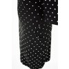 Šatovka s 3/4 rukávy - černá s puntíkem 3
