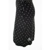 Šatovka s 3/4 rukávy - černá s puntíkem 2