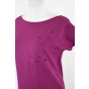 Tričko oversize prodloužené - vínové - vlaštovky 4
