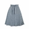 Zavinovací sukně - tm.modrobílý kanafas - velká kostka