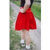 Sportovní sukně - červená 4