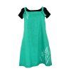 Áčkové šaty s laclem - mint 3