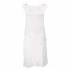 Áčkové šaty - bílá madeira