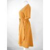 Zavinovací šaty - žluté - madeira 5