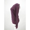 Mikina - vzor - fialová s mašlí 6