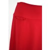 Áčková sukně s kapsou - červená 2 2