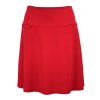 Áčková sukně s kapsou - červená 2